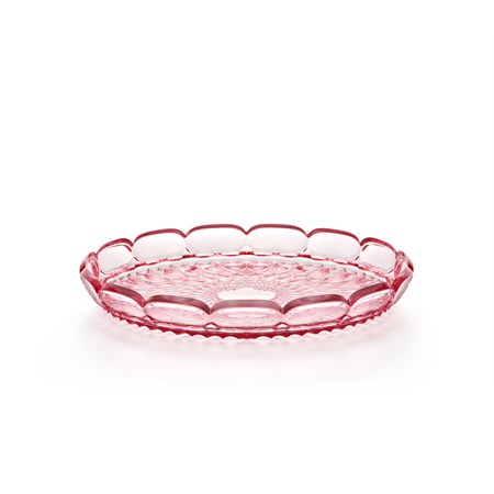 vassoio tondo piccolo vanity rosa flamingo